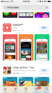 Quizup iOS manually reset ratings